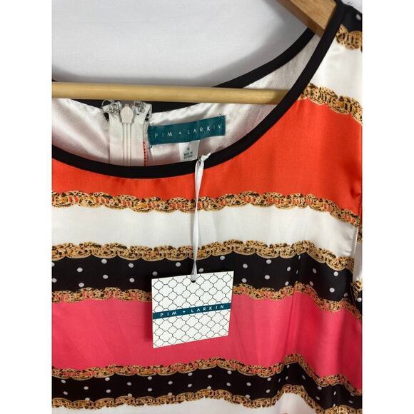 NWT Pim + Larkin Striped Shift Dress - Picture 3 of 5
